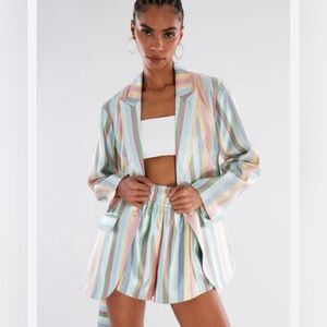 BCBGMAXAZRIA metallic blazer